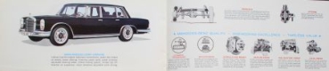 Mercedes-Benz Modelprogram 1969 "Passenger Cars" Carbrochure (0243)